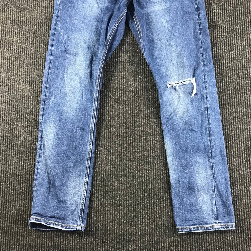 Dear John American Classic Distressed Straight Leg Jeans Blue Medium Wash Sz 27 - Picture 3 of 9